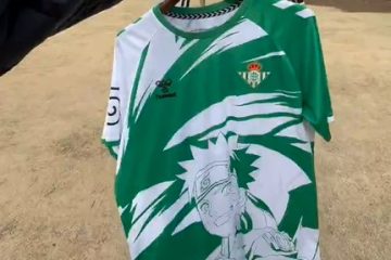 📸 Genialata del Betis: maglia speciale dedicata a Naruto 😍