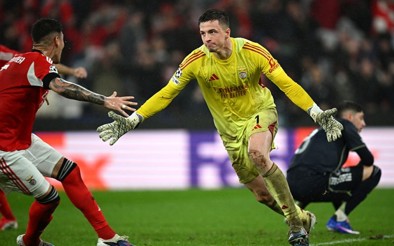 😍 Il Benfica batte il Real e fa la storia! Gol del portiere Trubin, come Brignoli e Provedel 📸
